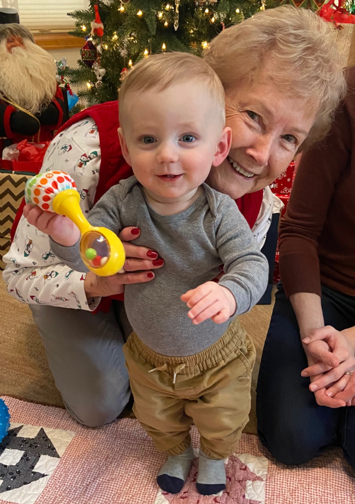 Owen with Great Grandma Helen